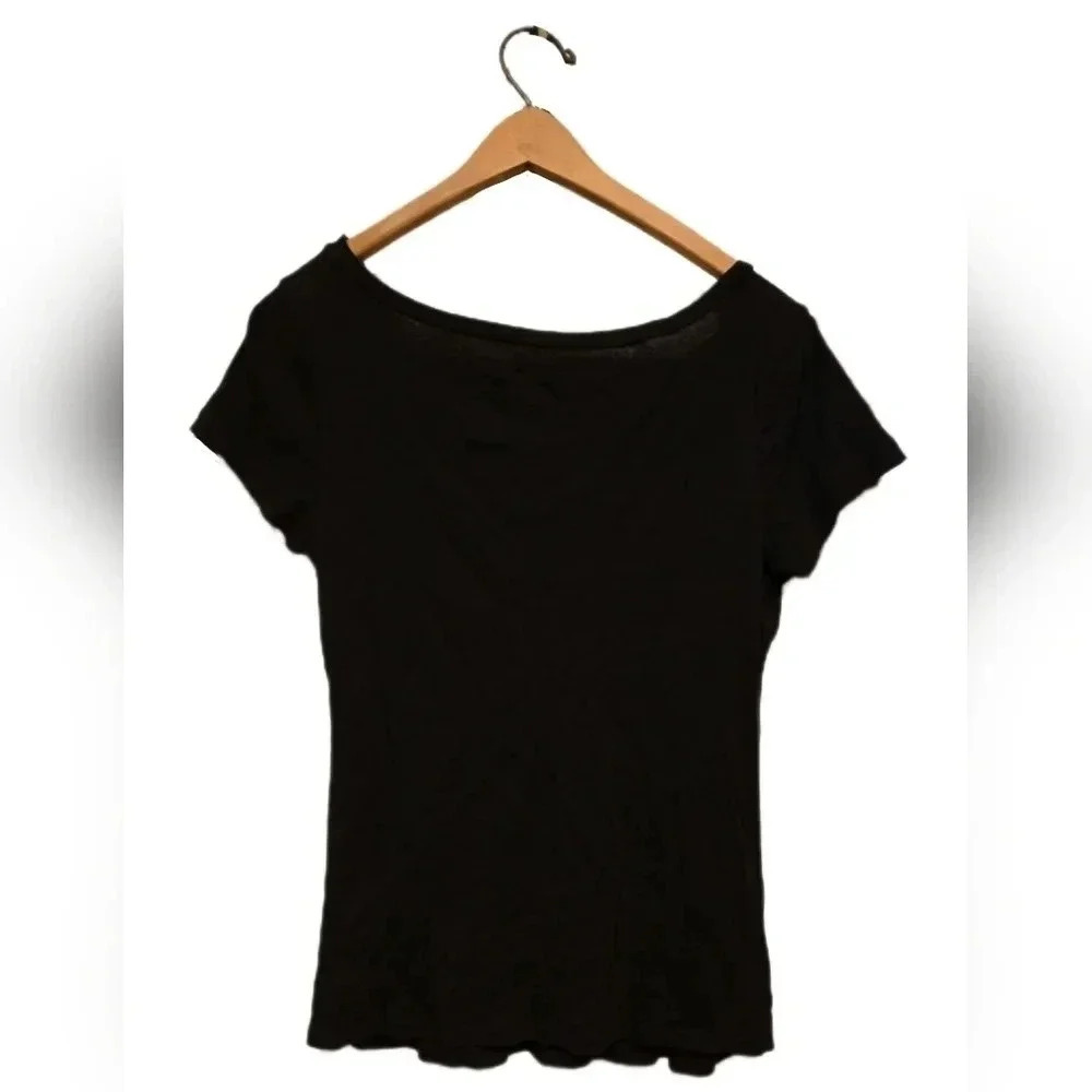 Old Navy, Size L, "Black Jack" Everywear V-Neck T-Shirt - Picture 2 of 6